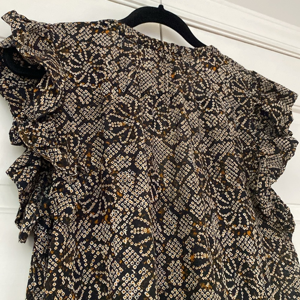 Ulla Johnson Black and Cream Floral Maxi Dress - Picture 12 of 16